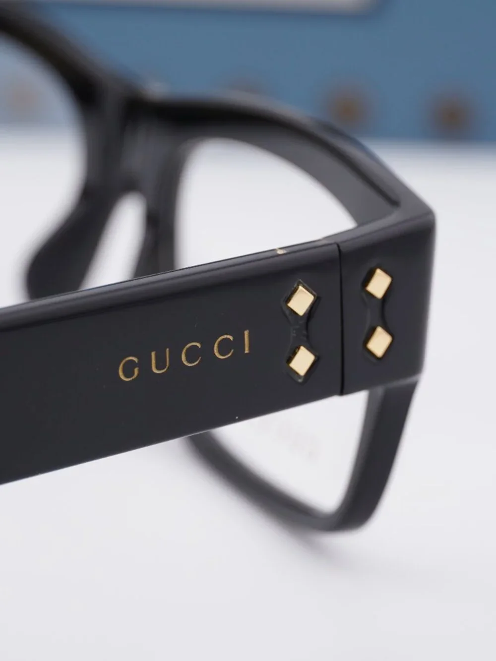 Gucci GG1707O 006 Square Eyeglasses - Black 56mm